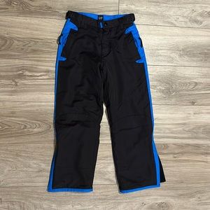 Gap Snow Pants Size 10 Black Blue